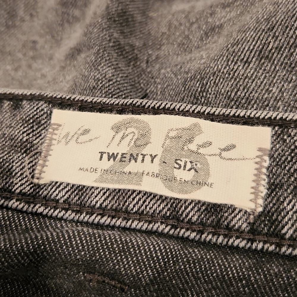 Free People Parker Wrap Skirt in Sulphur Black size 26 - Picture 5 of 13